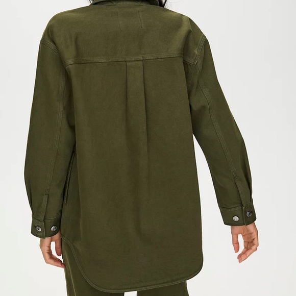 ✨HOST PICK✨ Aritzia Wilfred Free Denim Utility Ganna Jacket - GD Fatigue - Picture 3 of 8